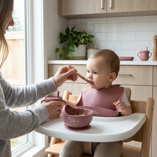 10 PIECE SILICONE WEANING SET
