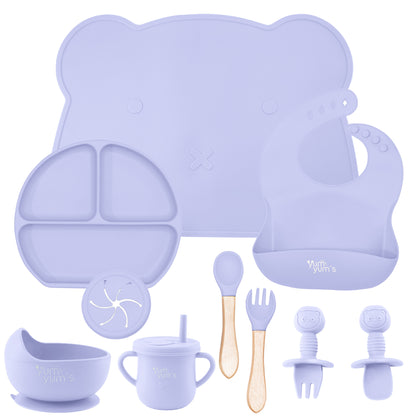 10 PIECE SILICONE WEANING SET