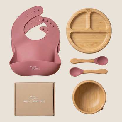 6 PIECE BAMBOO WEANING SET