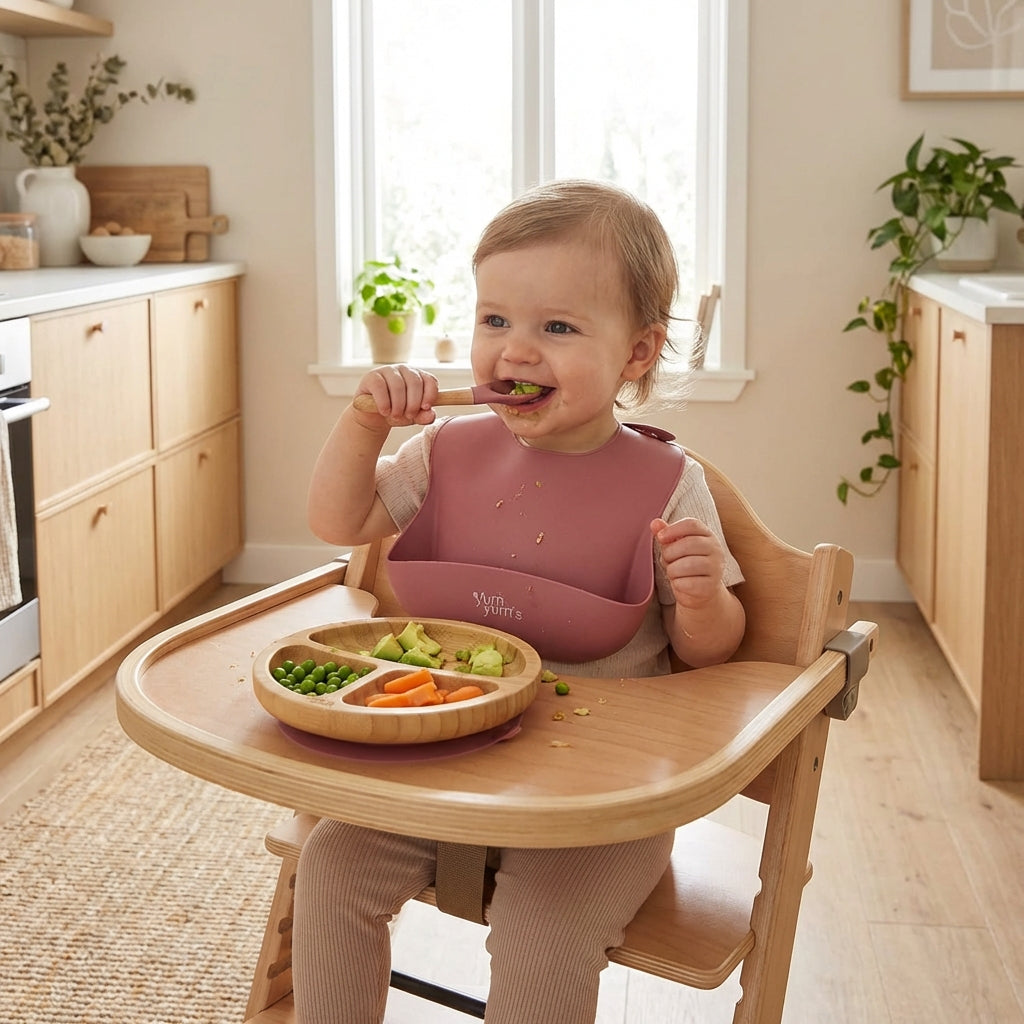 6 PIECE BAMBOO WEANING SET