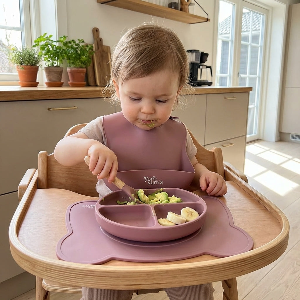 10 PIECE SILICONE WEANING SET