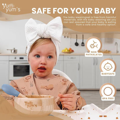 6 PIECE BAMBOO WEANING SET