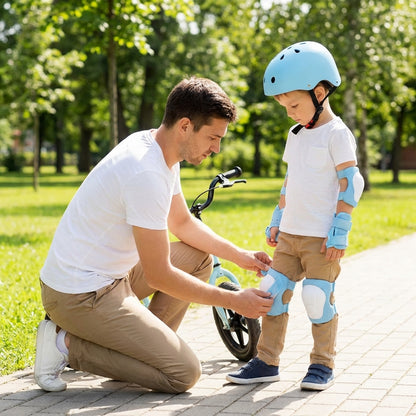 Kids Helmet & Pads Set