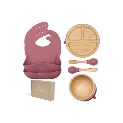 6 PIECE BAMBOO WEANING SET