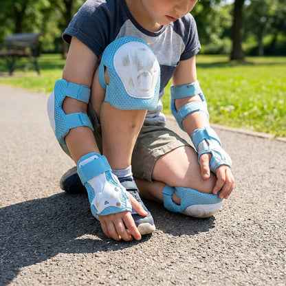 Kids Helmet & Pads Set