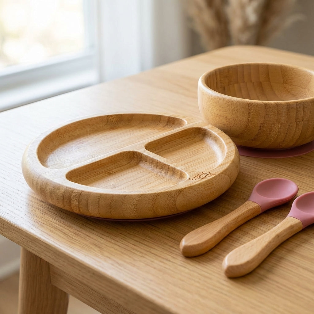 6 PIECE BAMBOO WEANING SET