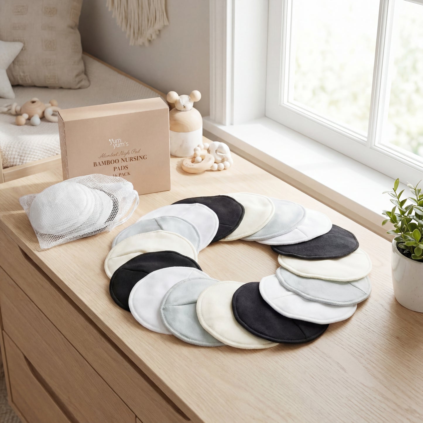 Reusable Bamboo Breast Pads