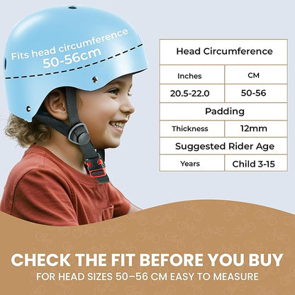 KIDS HELMET & PADS SET