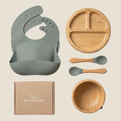 6 PIECE BAMBOO WEANING SET