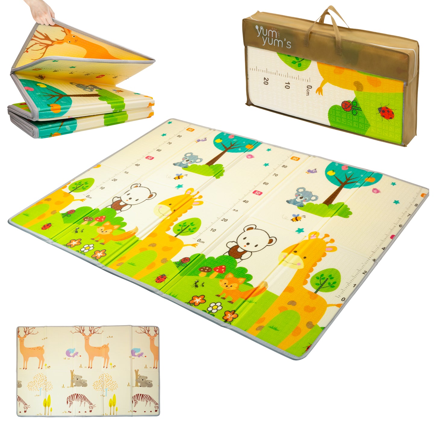 DOUBLE SIDED FOAM PLAYMATS