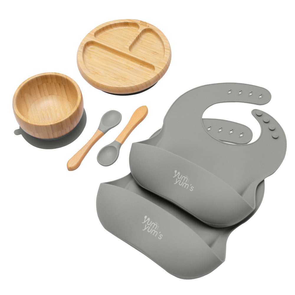 6 PIECE BAMBOO WEANING SET