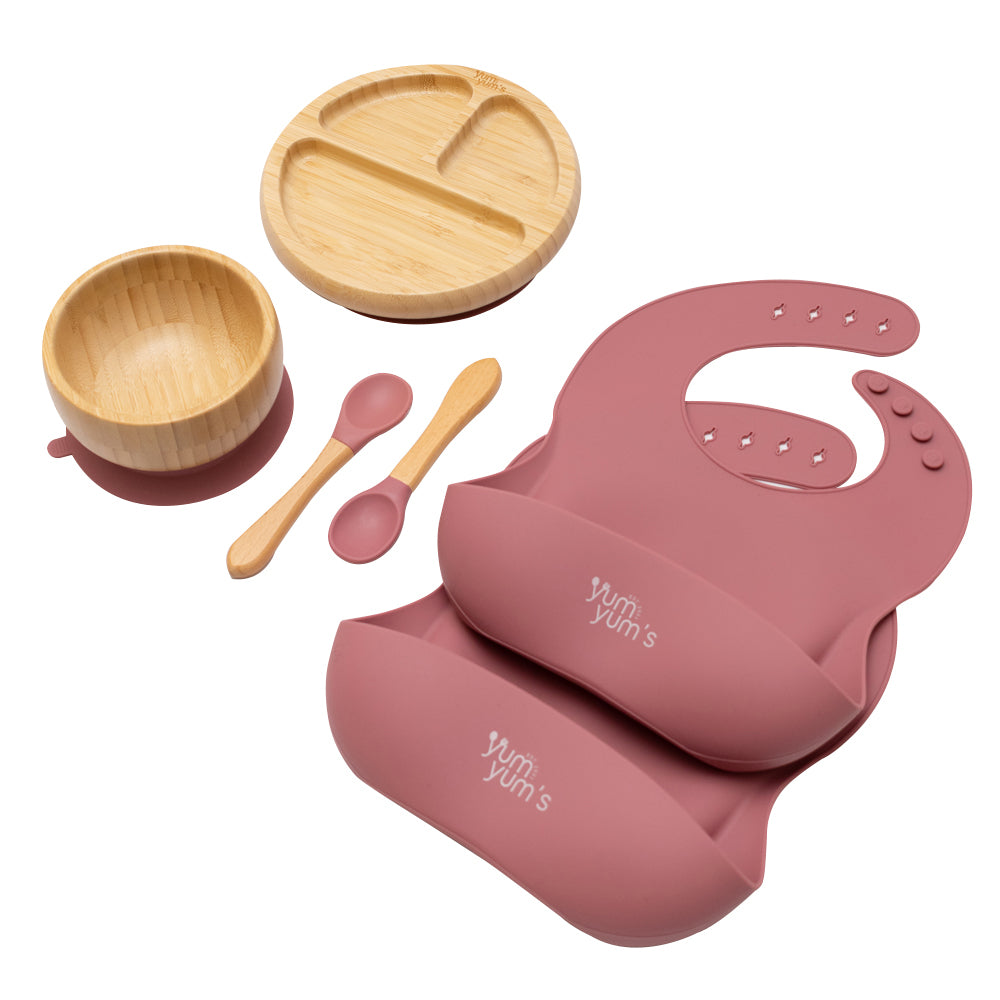 6 PIECE BAMBOO WEANING SET